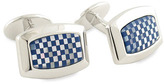 Thumbnail for your product : David Donahue Check Pattern Cuff Links