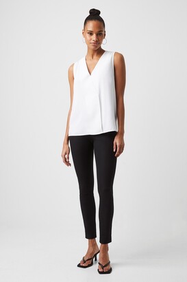 French Connection Crepe Light Crossover Top