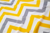 Thumbnail for your product : Croydex Chevron Textile Shower Curtain – Yellow, Grey and White