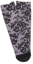 Thumbnail for your product : Forever 21 Lace Print Crew Socks