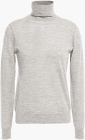Thumbnail for your product : N.Peal Mélange cashmere turtleneck sweater