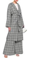 Thumbnail for your product : Zimmermann Frayed Checked Wool Jacket