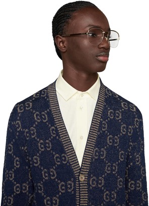 Gucci GG cotton jacquard cardigan