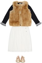 Thumbnail for your product : Chloé Children Pleated crepe skirt