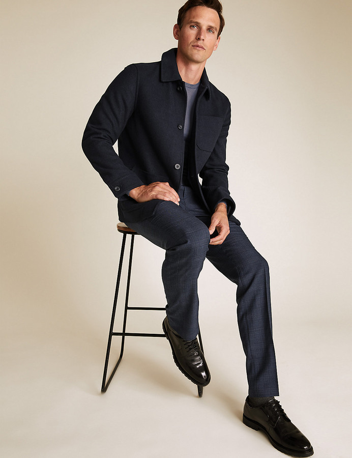 Marks and Spencer Wool Utility Jacket ShopStyle