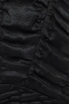 Thumbnail for your product : Balmain Cloque, Chiffon, Mesh, Tulle And Velvet Bodysuit