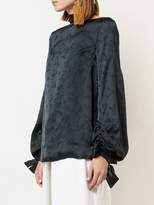 Thumbnail for your product : Rosetta Getty Baby's Breath split-neck blouse
