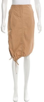 Louis Vuitton Asymmetrical Knee-Length Skirt