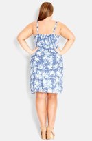 Thumbnail for your product : City Chic Print Chambray Sundress (Plus Size)