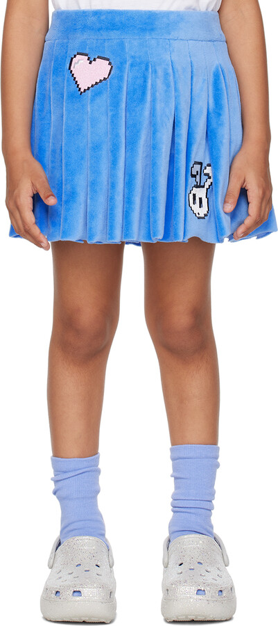 NZKidzzz Kids Blue Pleated Skirt