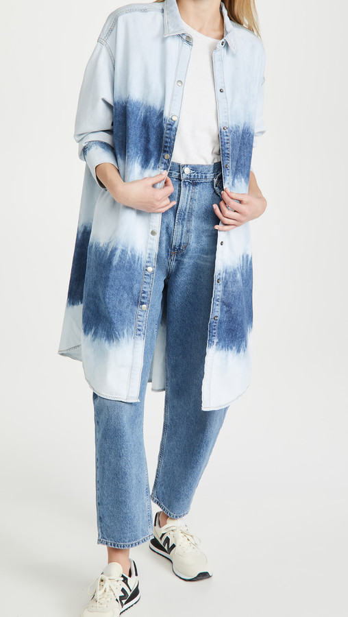 free people denim tunic