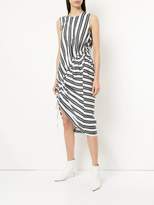 Thumbnail for your product : CHRISTOPHER ESBER stripe gathered midi dress
