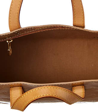Louis Vuitton Beige Monogram Vernis Leather Reade Pm