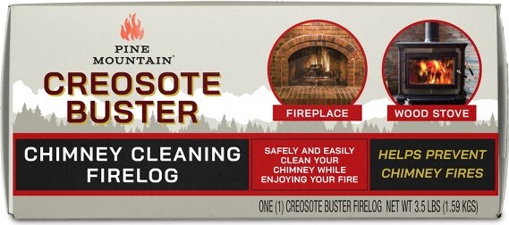 Pine Mountain Publishing PineMountainCreosoteBusterFireLog1.5hr1pk3.5lb(Caseof6)
