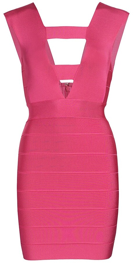 Pink Bodycon Mini Dress | Shop the world's largest collection of fashion |  ShopStyle