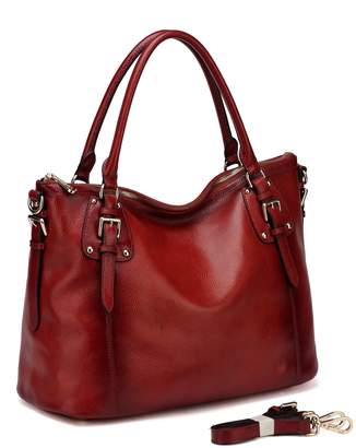 Vicenzo Leather Ryder Leather Shoulder Tote Handbag