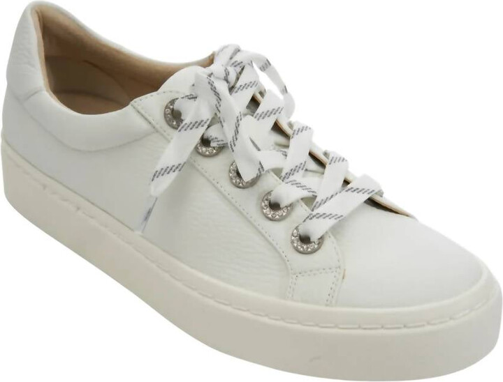 VANELi Women's Ysenia Milled Calf Sneaker In White