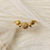 Thumbnail for your product : Lee Renee Dahlia Ring Gold