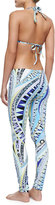 Thumbnail for your product : Emilio Pucci Printed Pull-On Leggings