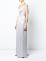 Thumbnail for your product : Halston asymmetric sleeveless gown