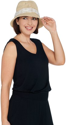 ladies white cotton sun hats