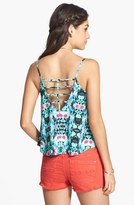 Thumbnail for your product : Soprano Strappy Crop Tank (Juniors)