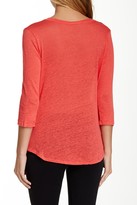 Thumbnail for your product : Majestic Cowl Neck Linen Tee