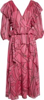 Thumbnail for your product : Ted Baker Victoir Abstract Print Chiffon Ruffle Dress