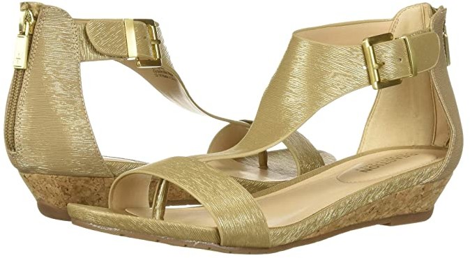 kenneth cole gold sandals