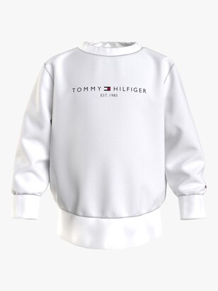 Tommy Hilfiger Baby Essential Crewsuit Set, White