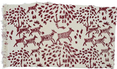 Fabdivine 17X32 Floral 100% Cotton Hand Block Print Waffle Towels - Perfect Gift for Friends & Family Stylish and Functional \