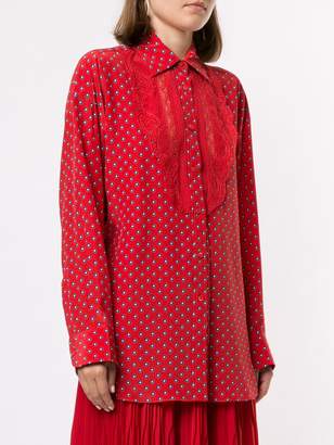 Ermanno Scervino polka dots blouse