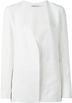 T By Alexander Wang T BY ALEXANDER WANG BLAZER OUVERT, FEMME, TAILLE: 6, BLANC