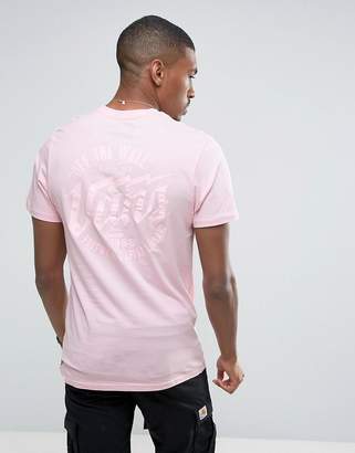 Vans Classic Logo T-Shirt In Pink VA394VJ8Z