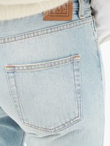 Thumbnail for your product : Totême Original Cropped Straight-leg Jeans - Light Blue