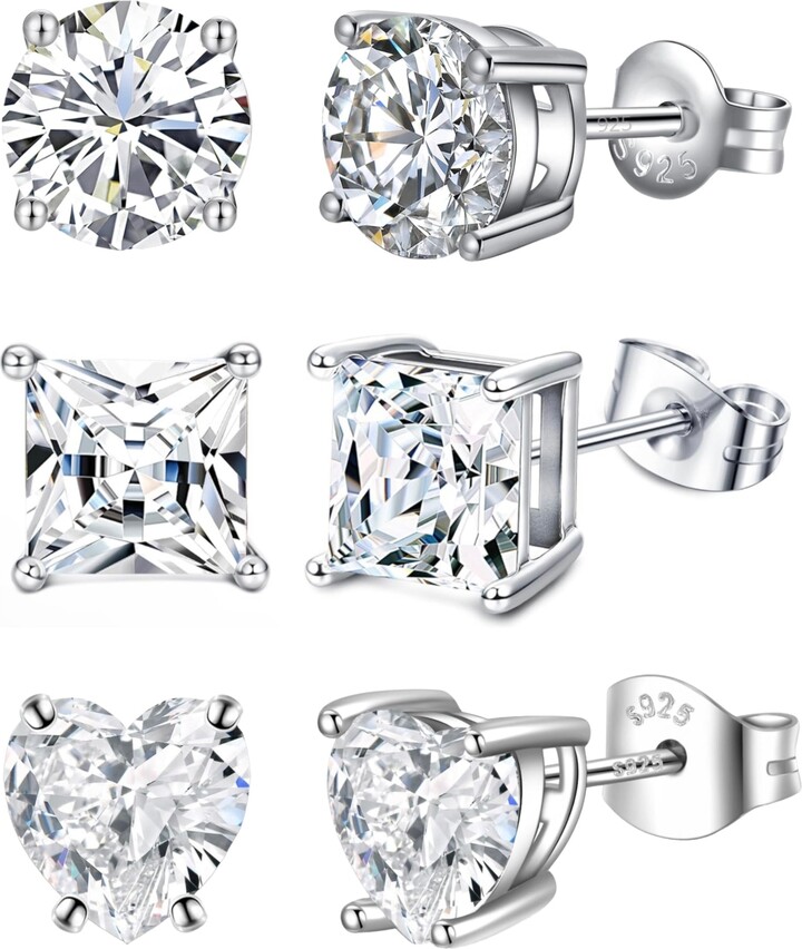 Donatello Gian Set Of 3 925 Sterling Silver Earrings