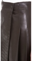 Thumbnail for your product : Rag and Bone 3856 Rag & Bone Edburg Leather Skirt