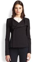 Thumbnail for your product : Bailey 44 Slalom Draped-Collar Stretch Jersey Jacket