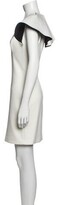 Thumbnail for your product : Robert Rodriguez Plunge Neckline Mini Dress White
