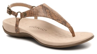 vionic thong sandals with buckle detail
