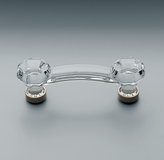 Thumbnail for your product : Restoration Hardware Traditional Clear Glass Pull 3"