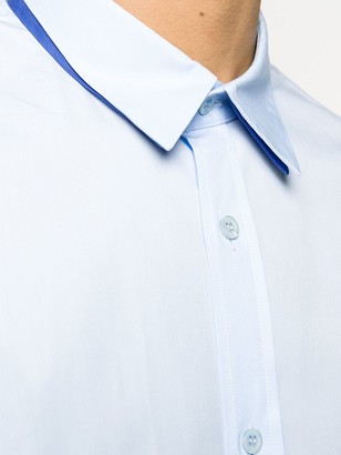 Alexander McQueen Double-Collar Long-Sleeved Shirt