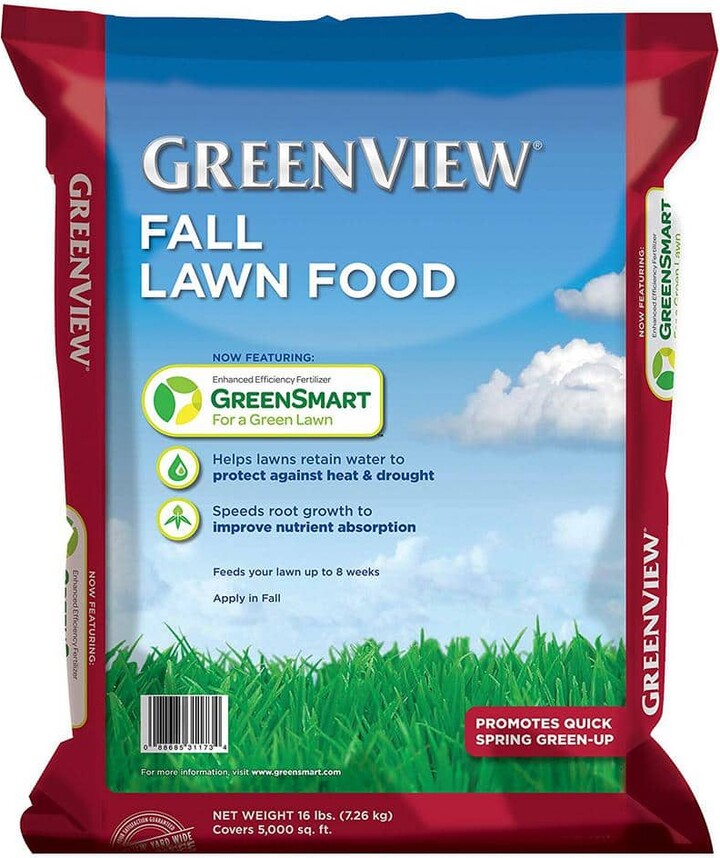 GreenView 16 lbs. Fall Lawn Food, Covers 5,000 sq. ft. (22-0-10)