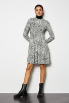 Thumbnail for your product : Karen Millen Printed Mini Flared Dress