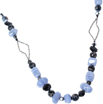 Alexis Bittar Gemstone & Crystal Beaded Long Necklace