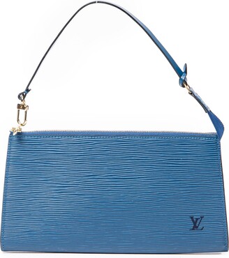 Pre-owned Louis Vuitton Discovery Pochette Monogram Pacific Taiga