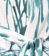 Thumbnail for your product : Ferragamo Printed cotton-poplin shirt dress