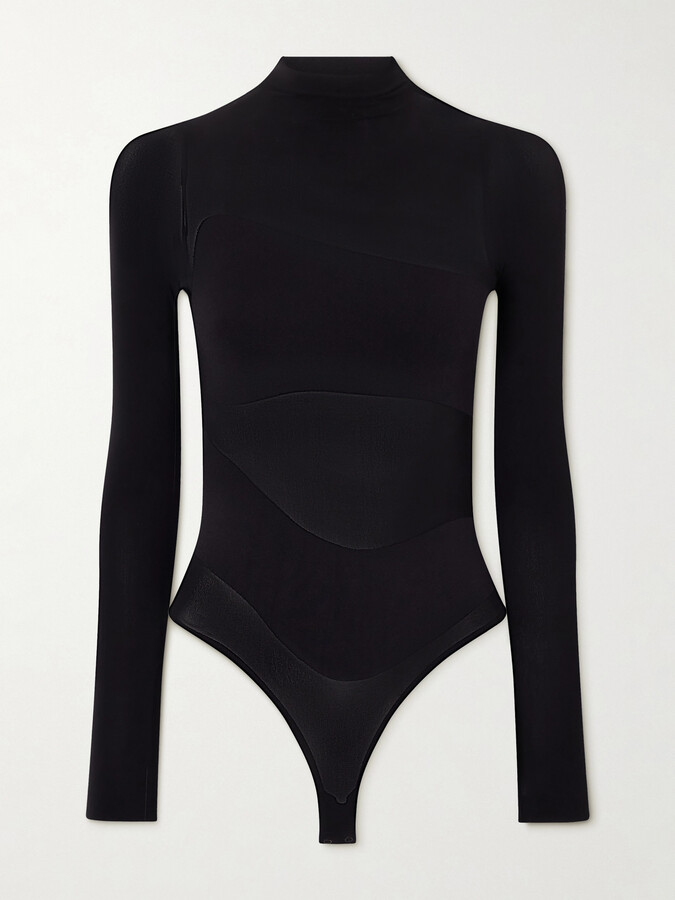 Wolford Shade Stretch-jersey Bodysuit - Black
