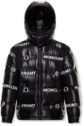 MONCLER GENIUS 7 Moncler Fragment Mayconne Logo-Print Nylon Hooded Down Jacket