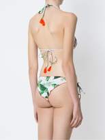 Thumbnail for your product : BRIGITTE foliage print bikini set